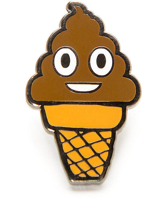 chocolate ice cream emoji
