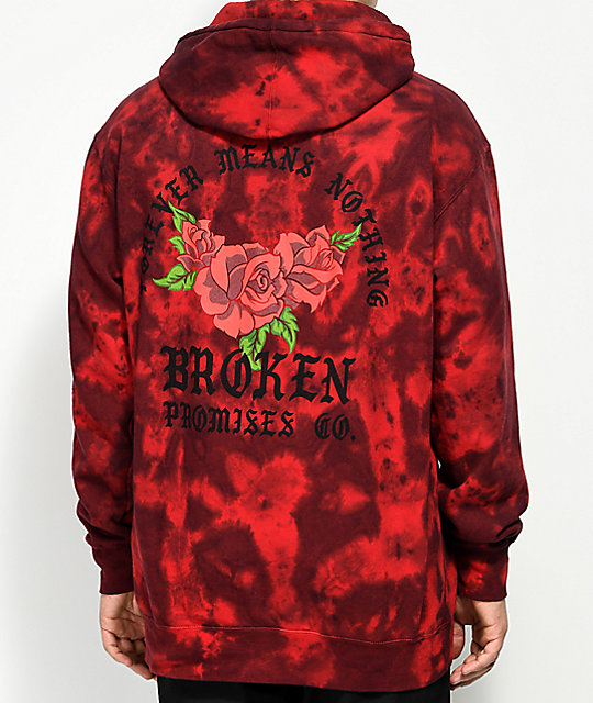 Broken promises orange hoodie Clearance