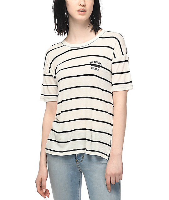 All Listings Explore polo shirts to find a white shirt striped with black lines, or the reverse—a black shirt striped with white streaks. Stay on trend in menswear with a pocket at the chest, interrupting the stripes.