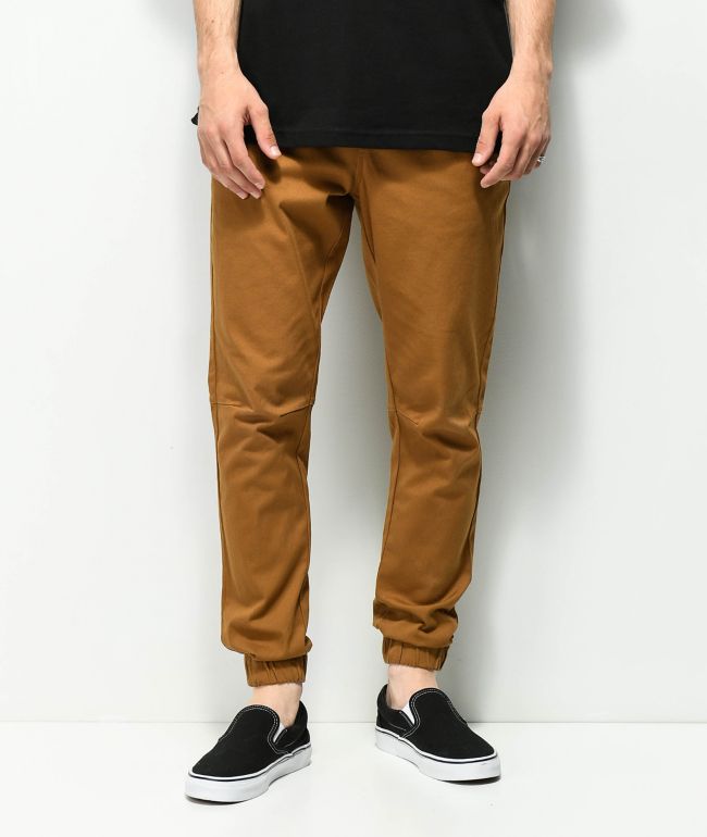 Empyre Johnny Red Elastic Waist Corduroy Skate Pants