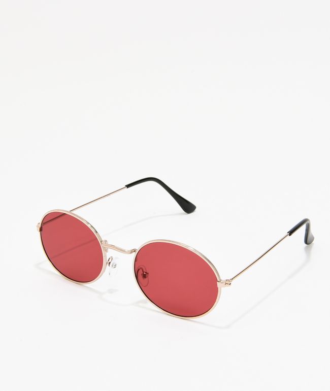 Kid Red Round Sunglasses - I SEA