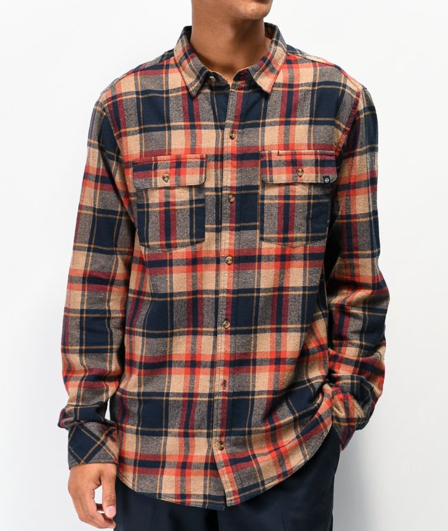 Dravus Travis Grey & Black Flannel Shirt | Zumiez