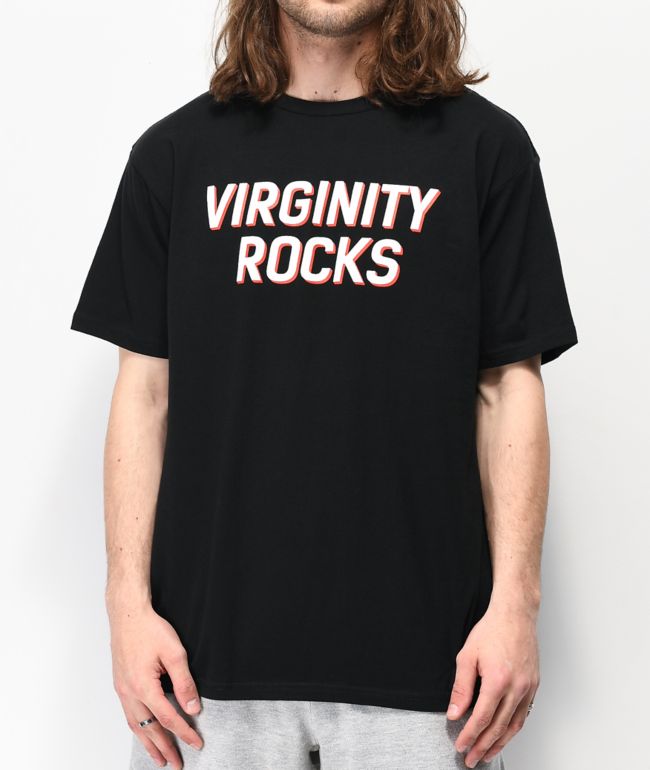 Virginity rocks black discount hoodie