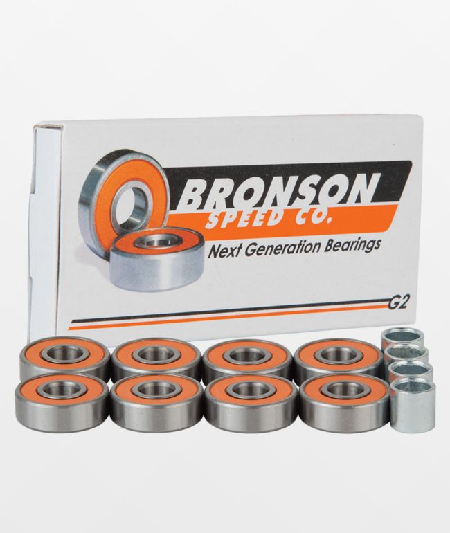 Bronson Raw Skateboard Bearings | Zumiez