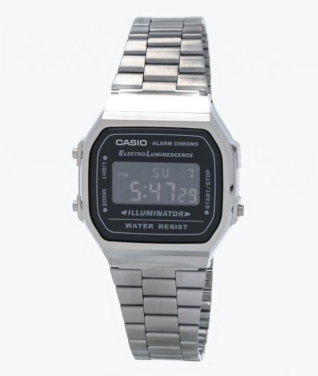 Casio Vintage Gunmetal Digital Watch - Casio