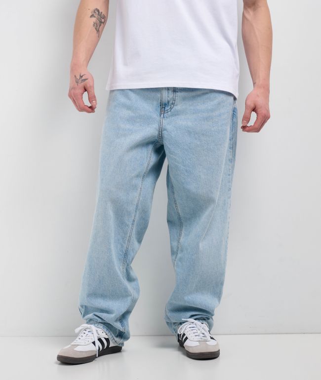 Empyre Loose Fit Medium Wash Skate Jeans | Zumiez