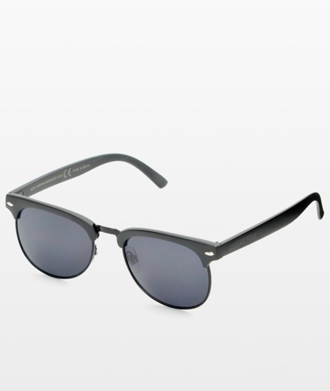Happy Hour G2 Matte Black Retro Sunglasses - Happy Hour