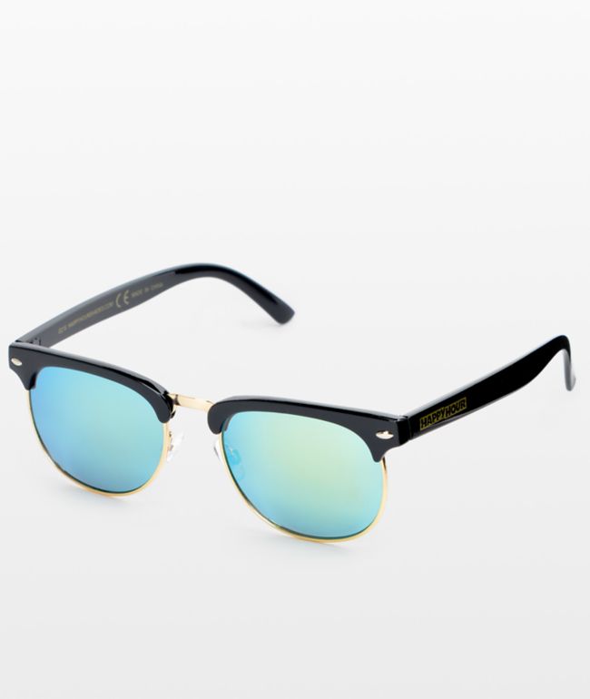 Happy Hour G2 Black & Mirror Sunglasses - Happy Hour