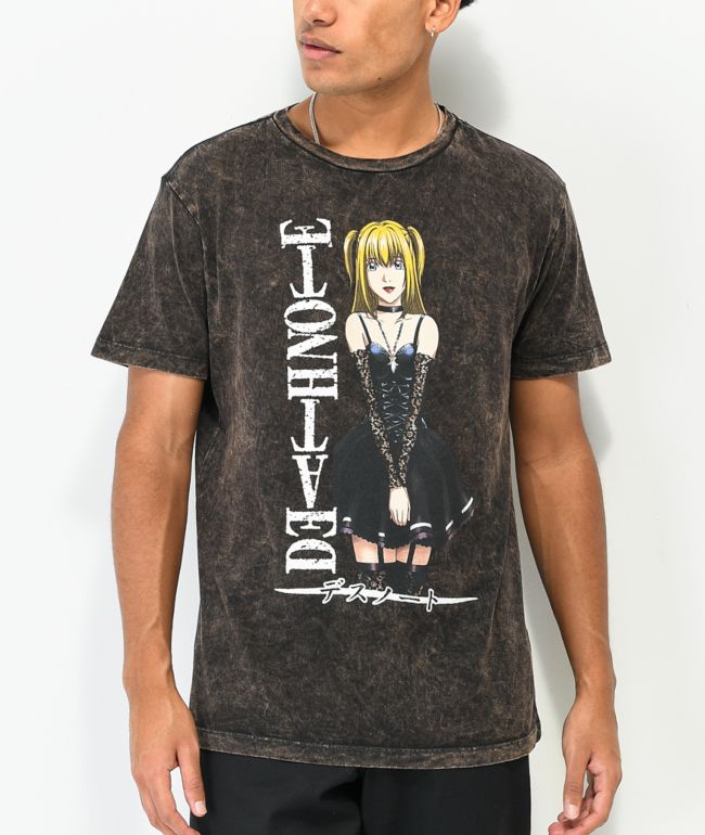 Desert Dreamer Death Note Light & Ryuk Purple Tie Dye T-Shirt