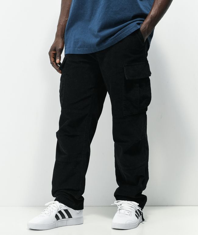 Ninth Hall Stash Black Cargo Sweatpants