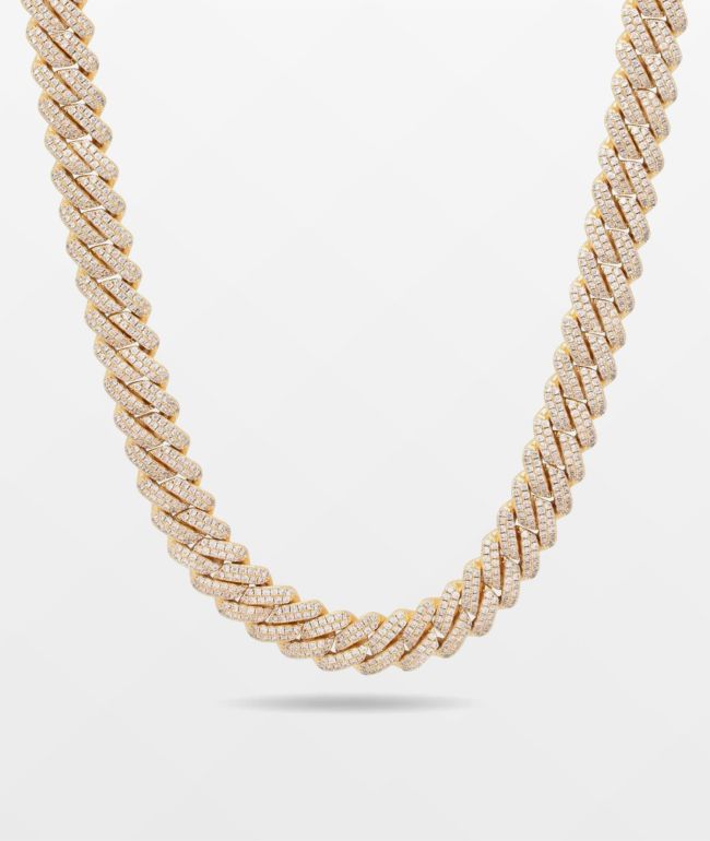 Artist Collective Drip Face 22 Gold Chain Necklace