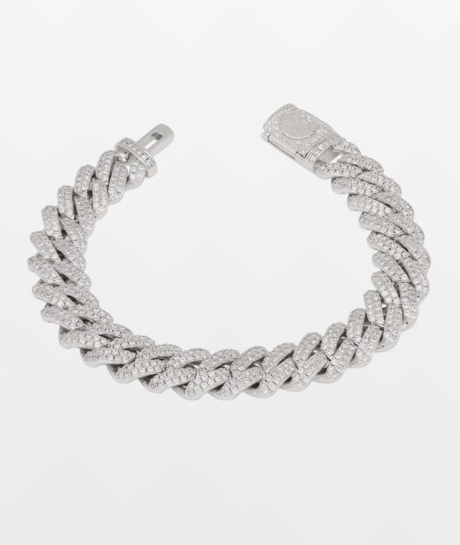 【King Ice】18MM ICED DIAMOND BAGUETTE MIAMI BRACELET(2色)☆ 楽天市場】KING ICE キングアイス ブレスレット 18MM ICED