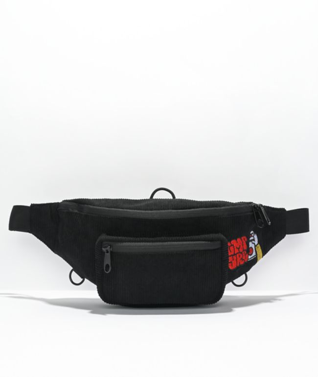 Empyre Flow Packer Black Corduroy Fanny Pack - Empyre