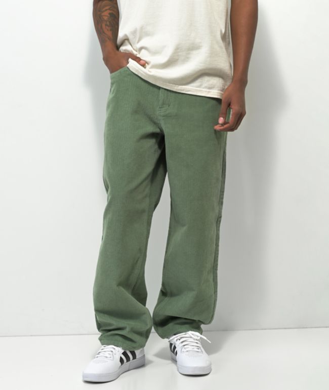 Green 2024 mens pants