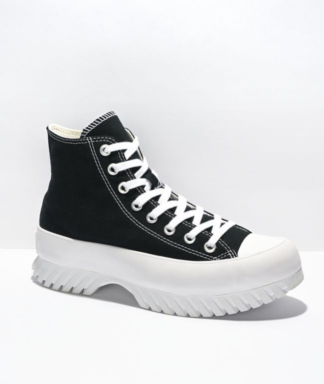 Chucks black outlet and white