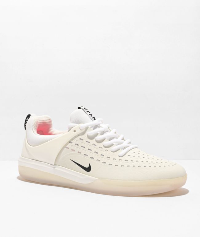 Nike Court Legacy Lift White & Hemp Platform Shoes