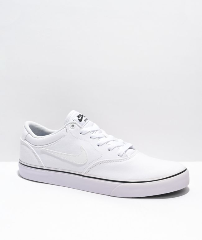 Nike SB Malor Black White Skate Shoes Zumiez