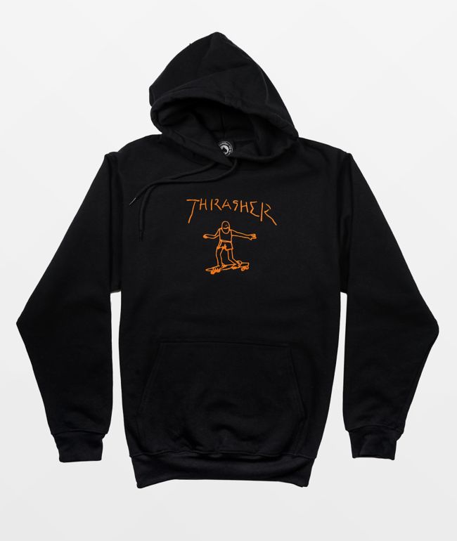 Thrasher Gonz Logo Brown Crewneck Sweatshirt