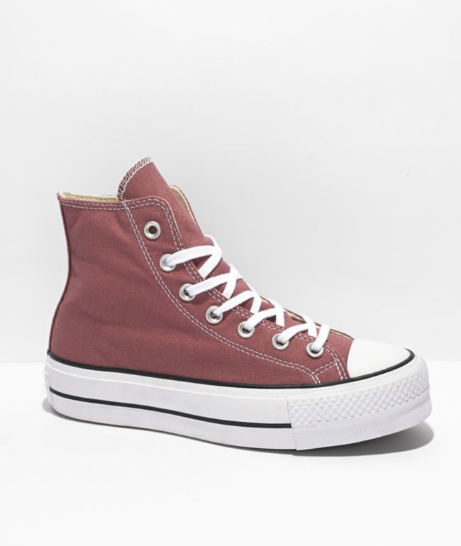 Converse hotsell platform beige