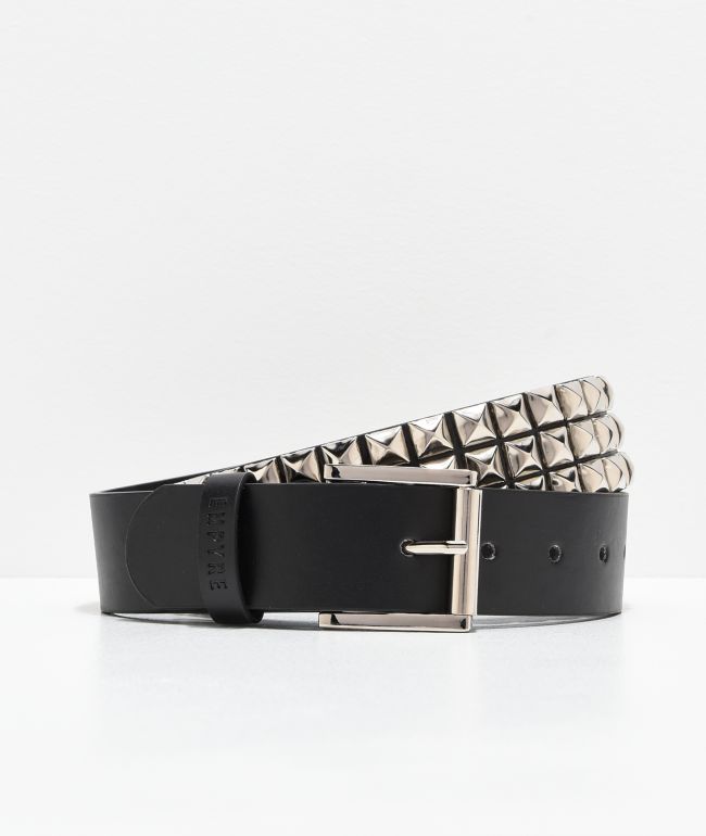 Empyre Black & Silver Studded Belt - Empyre