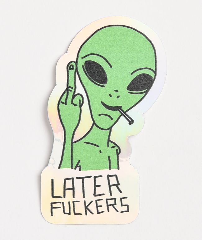 Stickie Bandits Later Alien Air Freshener | Zumiez