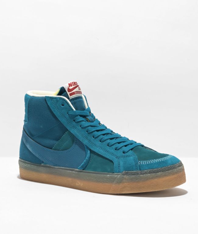 Nike SB Zoom Blazer Mid Premium Pilgrim & Phantom Skate Shoes | Zumiez