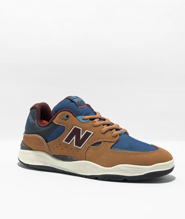 Navy blue and shop brown new balance