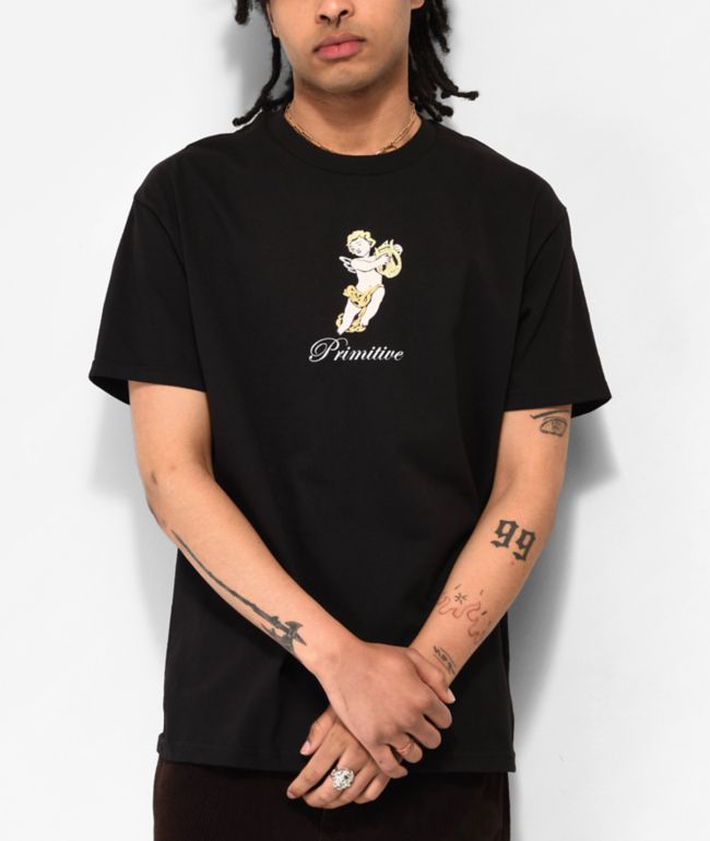 Primitive x Bob Marley Uprising Black T-Shirt | Zumiez