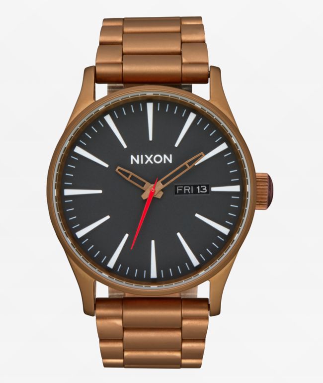 Sentry chrono leather online watch