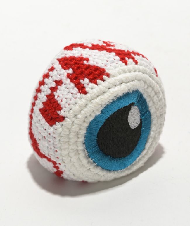 Adventure Imports Bloody Eyeball White Hacky Sack - Adventure Imports