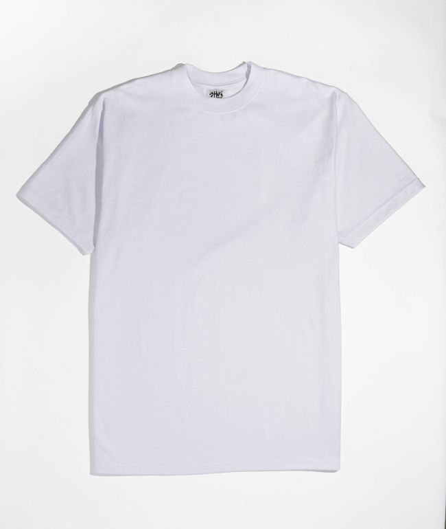 Shaka Wear Max Heavyweight White T-Shirt - Shaka Wear