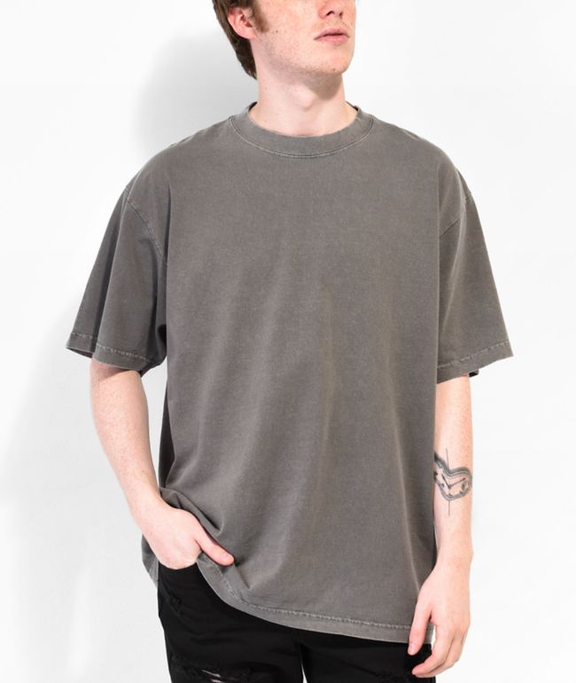 Shaka Wear Max Heavyweight Garment Dye Cement T-Shirt - Shaka Wear