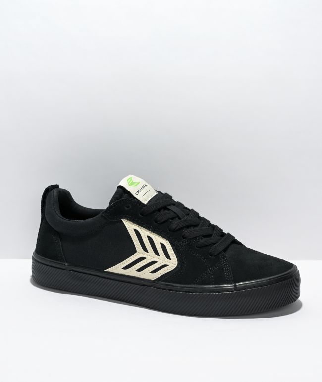 Cariuma Vallely Black Ivory Corduroy Skate Shoes | Zumiez