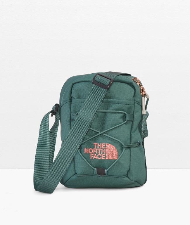 The North Face Jester Crossbody Luxe Bag for Women in Dark Sage