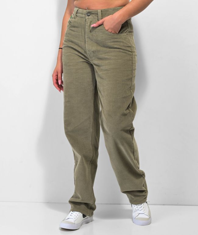 Empyre Tori 90s Khaki Corduroy Skate Pants