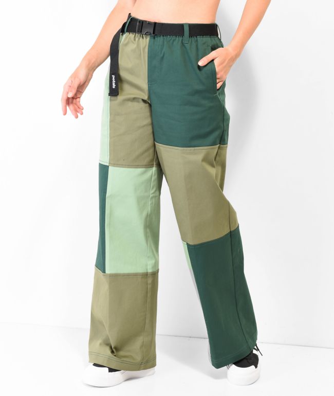 eczipvz Cargo Pants SweatyRocks Women's Basic Leggings Stretchy Slim  Elastic High Waist Work Pants Sky Blue,L