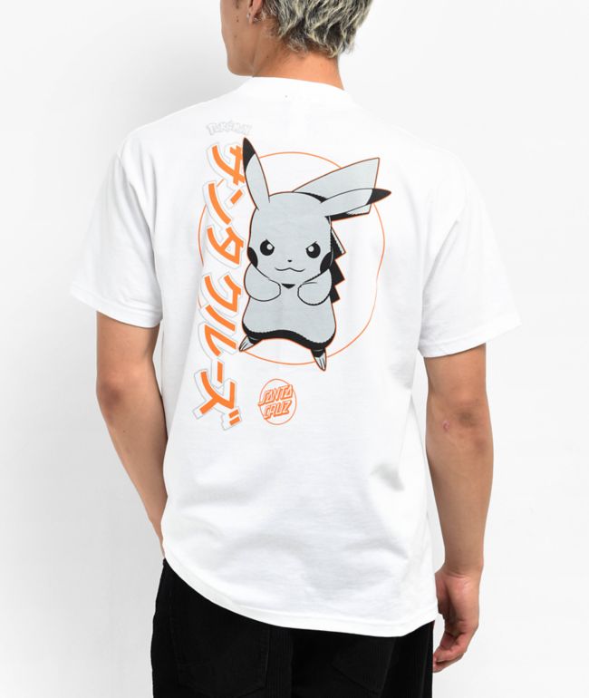 Pokémon & Santa Cruz Fire Type 3 Men's Black T-Shirt | Zumiez