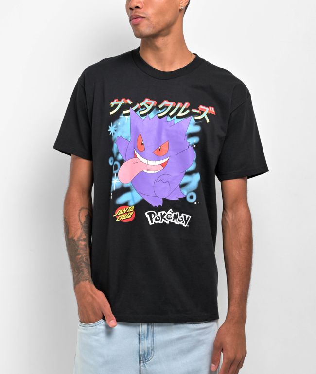 Pokémon & Santa Cruz Fire Type 3 Men's Black T-Shirt | Zumiez