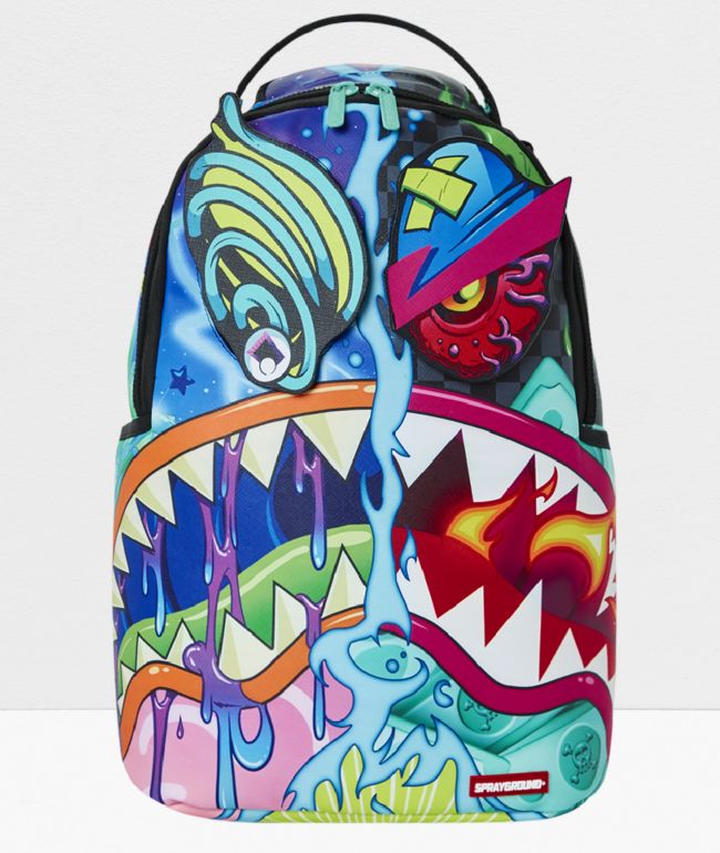 Sprayground Shark Backpack - Mind Tri Crazy Shark in 2023