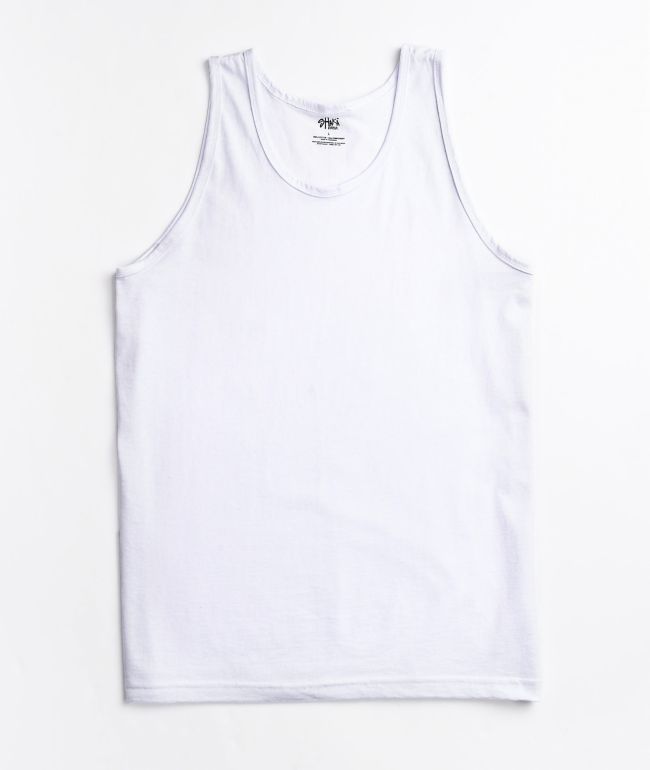 Men's Basic Tank Tops, Black & White Tank Tops