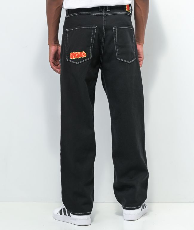 Ninth Hall Ambush Embroidered Black Denim Jeans | Zumiez