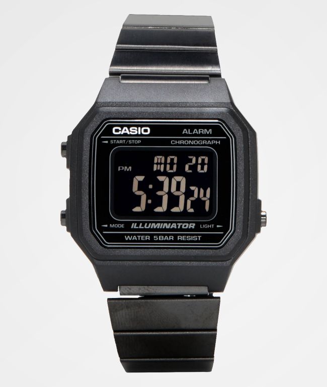 Black casio wrist watch sale