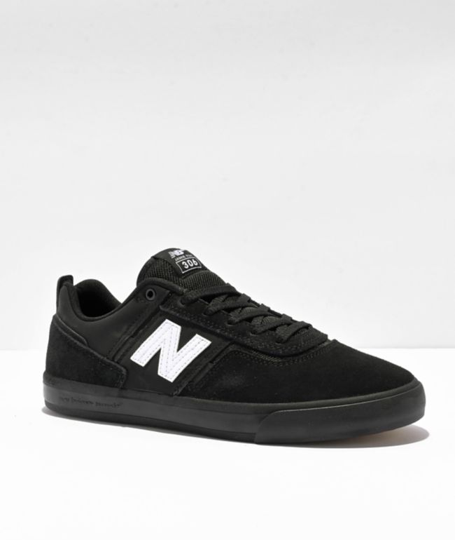 New Balance Numeric 306 Foy Black White Red Gum Skate Shoes