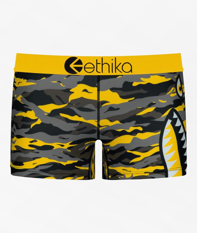 Ethika Black & Yellow Boxer Briefs