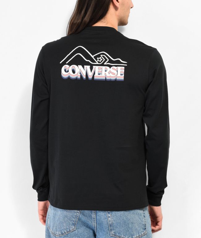 Converse long sleeve t shirt outlet mens