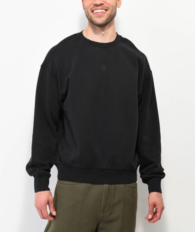 Ninth Hall Fundamentals Distressed Ash Crewneck Sweatshirt