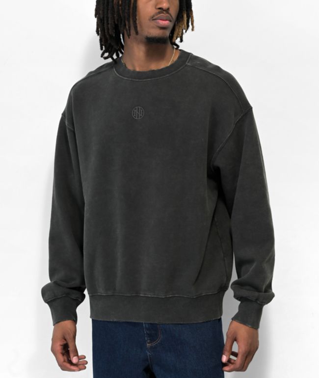 Distressed 2025 black sweatshirt