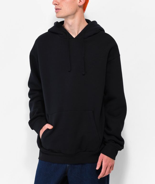 Ninth Hall Fundamentals Black Wash Hoodie