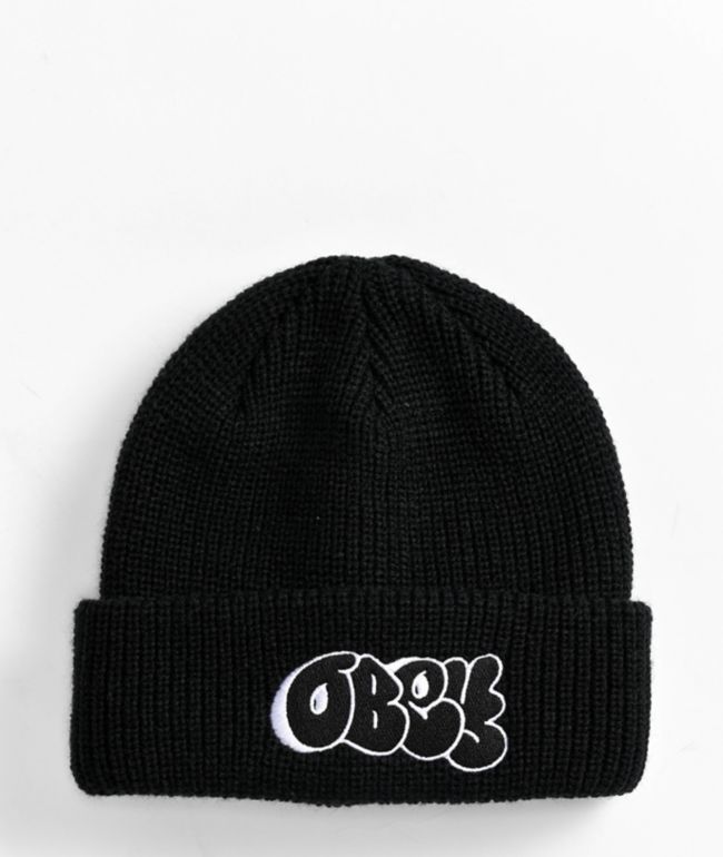 Black sales obey beanie