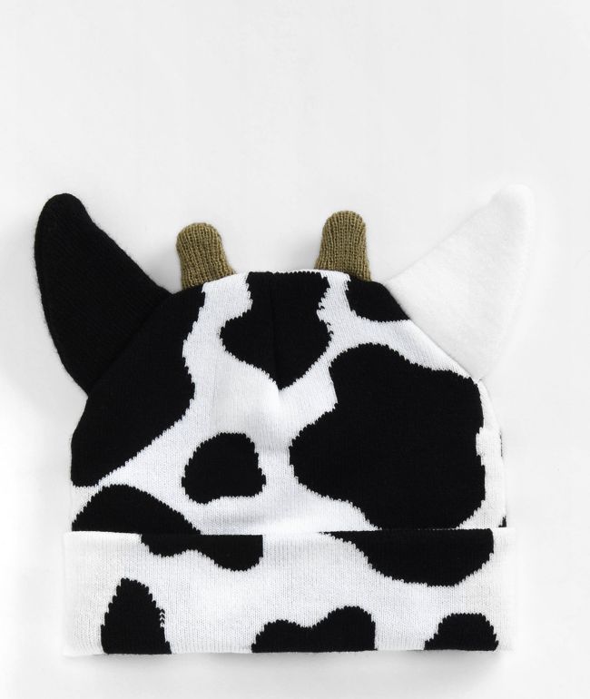 A.LAB Milk It Cow Black & White Beanie - A.LAB